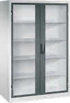 C+P Werkzeugschrank Acur-,ado mit Sichtfenster 4 F-,achböden B1200xT600xH195-