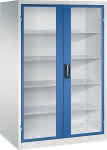 C+P Werkzeugschrank Acur-,ado mit Sichtfenster 4 F-,achböden B1200xT800xH195-