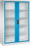 C+P Werkzeugschrank Acur-,ado mit Sichtfenster 4 F-,achböden B1200xT500xH195-