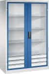 C+P Schwerlast-Flügeltür-,enschrank Acurado 3 Schu-,bl unten 4 Böden B1200xT-