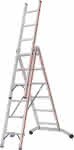 Mehrzweckleiter, dreit.,3x6 Sprossen AH 4,50m,HYMER