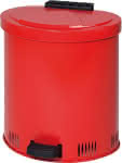 Sammelbehälter,20 l,Stahl,rot