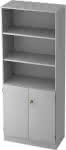 Kombiregalschrank grau,80x42x200,4 cm