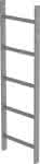 Schachtleiter,5 Sprossen L 1,40 m,B440 mm LW 300 mm - Stahl verzinkt