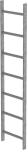 Schachtleiter,7 Sprossen L 1,96 m,B440 mm LW 300 mm - Stahl verzinkt