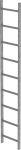 Schachtleiter,9 Sprossen L 2,52 m,B440 mm LW 300 mm - Stahl verzinkt