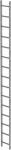 Schachtleiter,15 Sprossen L 4,20 m,B440 mm LW 300 mm - Stahl verzinkt