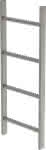Schachtleiter,4 Sprossen L 1,12 m,B440 mm LW 300 mm - Edelstahl V4A