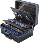 Werkzeugtrolley,485x350x195mm ABS,Tafel mit Taschen