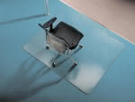 Bodenschutzmatte,Ecogrip Solid,B120xT90cmTeppichböden - transparent