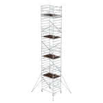 Alu-Klappgerüst,Plattform B1800xT1350 mm,Plattformhöhe 8,80 m - Arbeitshöhe bis 10,80 m
