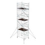 Alu-Klappgerüst,Plattform B1800xT1350 mm,Plattformhöhe 5,80 m - Arbeitshöhe bis 7,80 m
