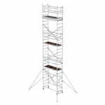 Alu-Klappgerüst,Plattform B1800xT750 mm,Plattformhöhe 6,80 m - Arbeitshöhe bis 8,80 m