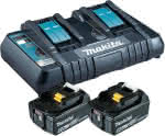 Power Source Kit,18,0 V 6,0 Ah Makita,2x18,0V 6,0 Ah