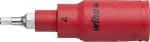 WIHA,Schraubendrehereinsatz,3/8" VDE 6-kant 6x75mm