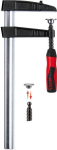 Schraubwzinge Temperguss,mit 2-Komponenten-Heft,1000x120mm / 35x11mm - BESSEY