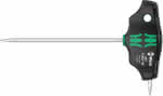 WERA Schraubendreher,T-Griff Haltefunktion,Seitenabtrieb TX T6x100mm