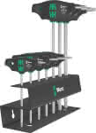WERA Schraubendrehersatz,T-Griff Haltefunktion,Seitenabtrieb T6-T30
