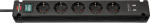 Steckdosenleiste 5-fach,H05VV-F3G1,5 3m USB,Bremounta schwarz - Brennenstuhl