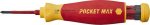 Magazin-Schraubendreher PocketMax VDE 4-teilig