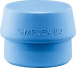 HALDER SIMPLEX-Einsatz,3201 TPE-soft ø 80mm blau