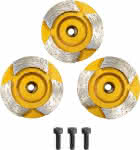 Dia-Schleifteller Ø 44mm,Beton Eibenstock,3er-Set