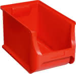 Sichtlagerbox Gr.4H rot,ProfiPlus,BxTxH 205x355x200 mm - allit