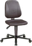 Bimos Arbeitsstuhl,ESD Unitec 2, schwarz,Sitzhöhe 440-620 mm - Stoffpolster, mit Rollen