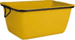 Mörtelkübel 200 L, gelb,kranbar