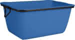 Mörtelkübel 200 L, blau,kranbar