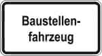 WH.30, 600x330mm,Baustellenfahrzeug,RAL-Gütezeichen Folie RA2