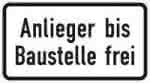 ZZ.1028-32, 330x600mm,Anlieger bis Baust. frei,RAL-Gütezeichen Folie RA1