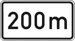 ZZ.1004, 330x600mm,Text: 200m,RAL-Gütezeichen Folie RA1