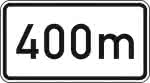 ZZ.1004, 330x600mm,Text: 400m,RAL-Gütezeichen Folie RA1