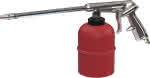 Sprühpistole,Düse gerade, 1l,,Kunstst. rot, 2-8bar, - Stecker NW7,2 RIEGLER