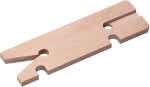 Laubsägetischchen mit,Einspannhilfe 210x65x10mm