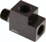 POWER-TEAM T-Stück, 2x NPT 3/,8"(IG), 1x NPT 3/8"(AG)