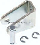 Lagerbock f. 12 & 16mm ISO,6432-Zylinder, Stahl verzinkt