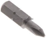 Bit, 1/4" (6,3mm), PH1, Standard
