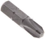 Bit, 1/4" (6,3mm), PH3, Standard