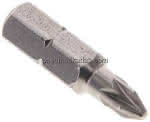 Bit, 1/4" (6,3mm), PZ1, Edelstahl