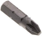 Bit, 1/4" (6,3mm), PZ2, Standard