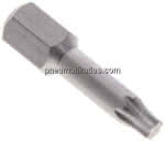 Bit, 1/4" (6,3mm), TX15, Edelstahl