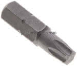Bit, 1/4" (6,3mm), TX27, Standard