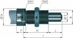 ACE-Bolzenvorlagerung, M 64x2, für MA 6450..., MC 6450...