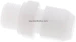 Gerade Verschraubung G 1/2"-,14x12mm, Polypropylen
