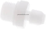 Gerade Verschraubung G 1/2"-,6x4mm, Polypropylen