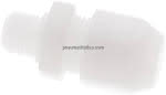 Gerade Verschraubung G 1/4"-,12x10mm, PVDF