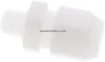 Gerade Verschraubung G 1/4"-,14x12mm, Polypropylen