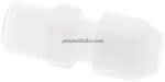 Gerade Verschraubung R 1/4"-,6x4mm, PVDF